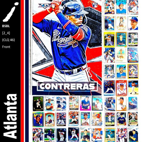 MLB Other - Atlanta Braves 46 Card Lot - BSBL [2_4]